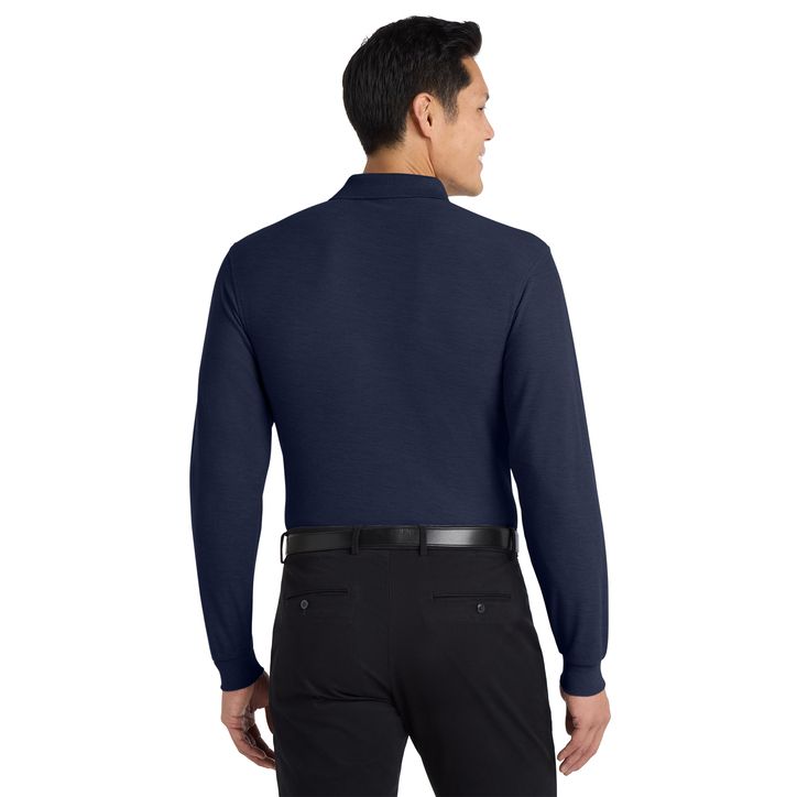 **SALE** ONLY 1 LEFT** Port Authority® Silk Touch™ Long Sleeve Polo