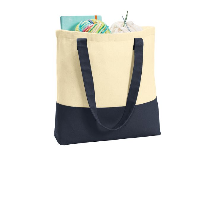 **NEW** SALE** Port Authority® Colorblock Cotton Tote