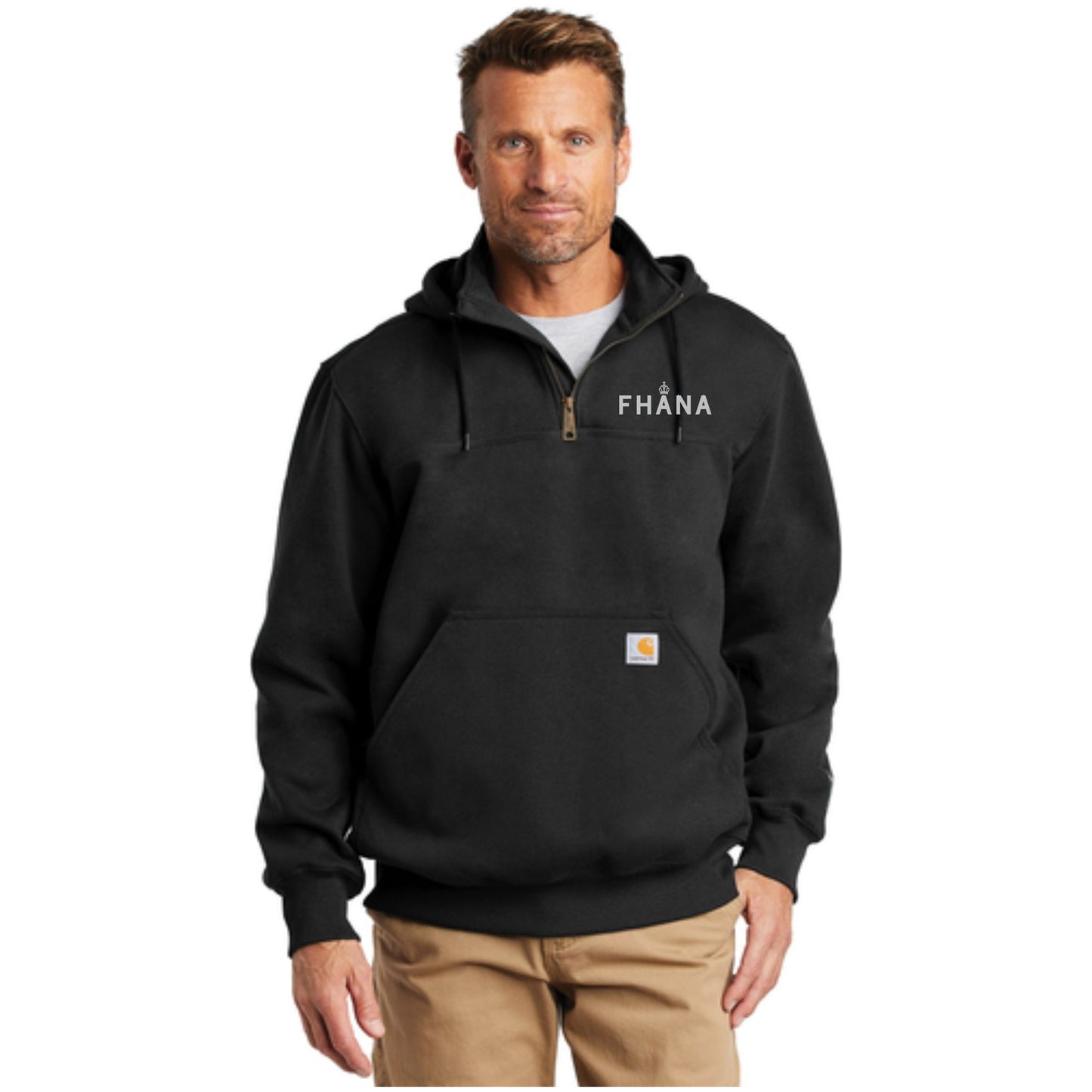 Carhartt ® Rain Defender ® Paxton Heavyweight Hooded Zip Mock Sweatshirt