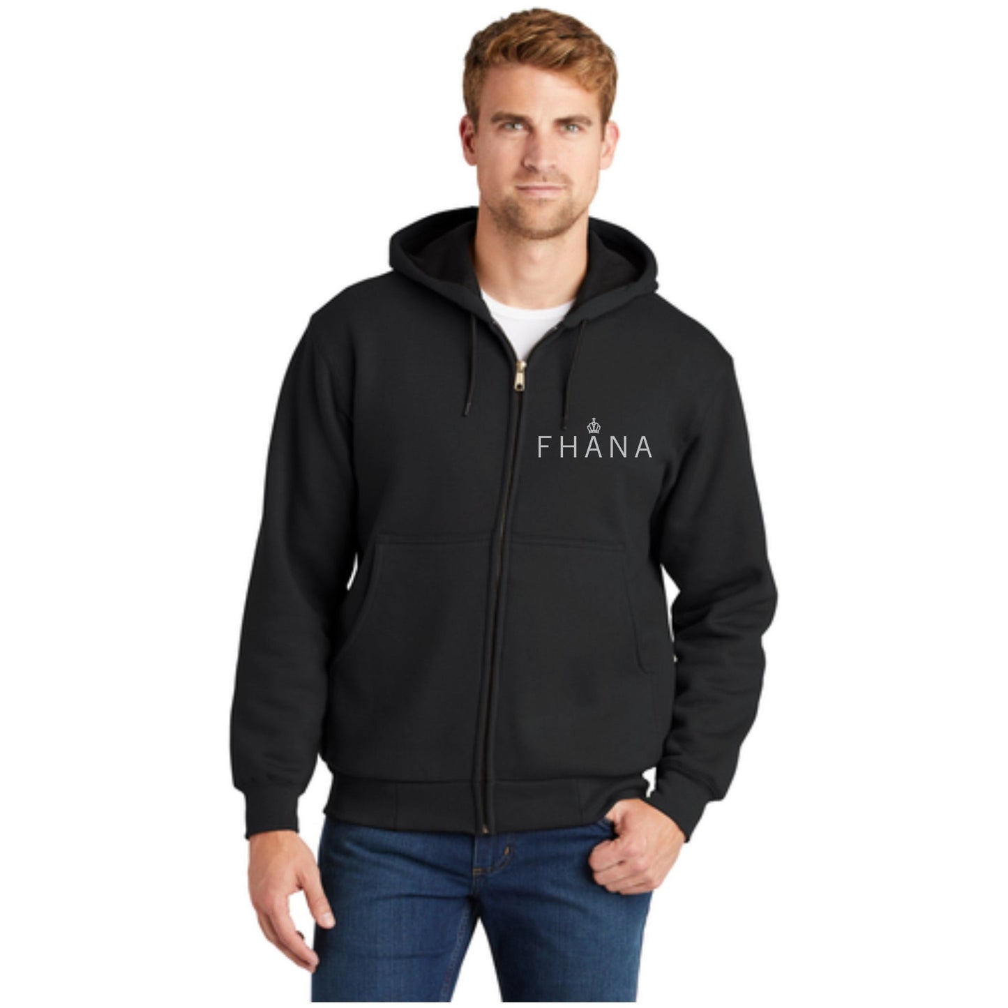 CornerStone® - Unisex Heavyweight Full-Zip Hooded Sweatshirt with Thermal Lining