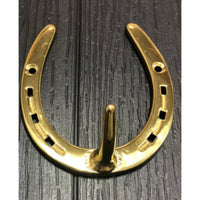 Gold Horseshoe Hook/Coat Rack