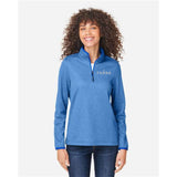 Women's Venture Heathered Stripe Quarter-Zip Pullover