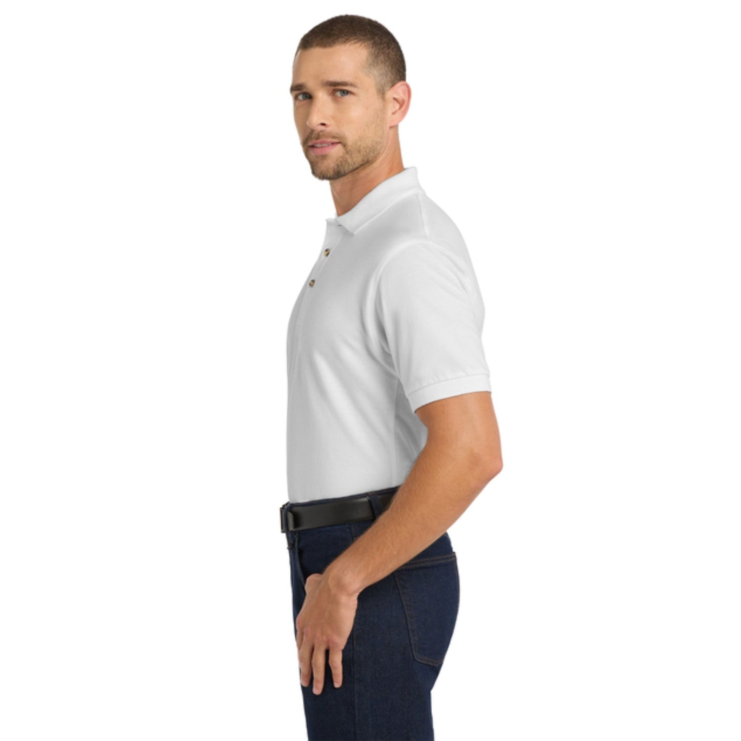Port Authority® Heavyweight Cotton Pique Polo