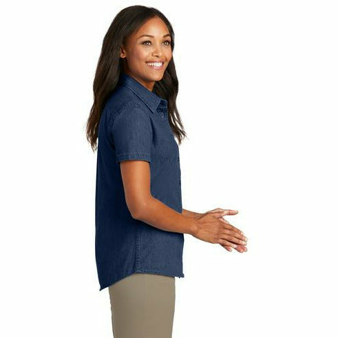 Port & Company® - Ladies Short Sleeve Value Denim Shirt