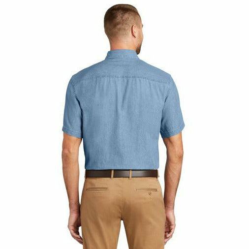 Short Sleeve Denim Shirt